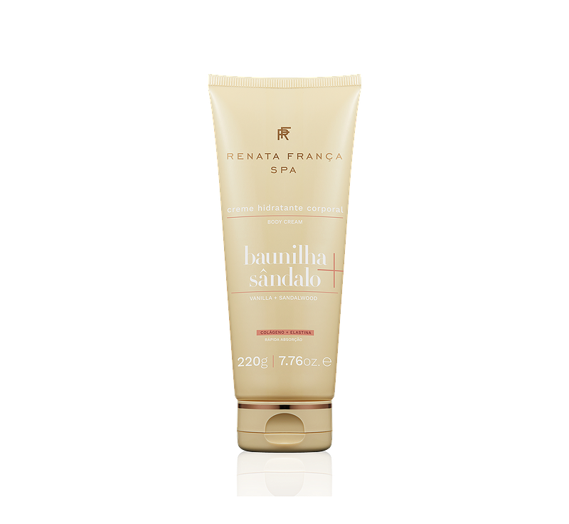 CREME HIDRATANTE CORPORAL BAUNILHA E SÂNDALO