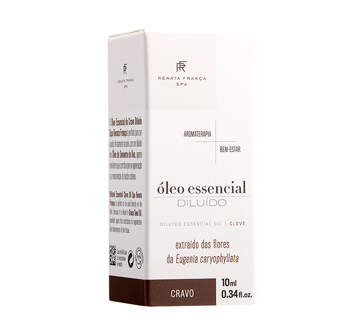 ÓLEO ESSENCIAL DILUÍDO DE CRAVO 10ml - Produto com validade